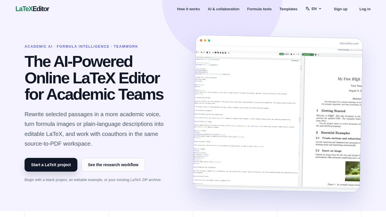 LaTeX Editor