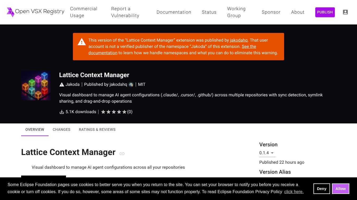Lattice Context Manager