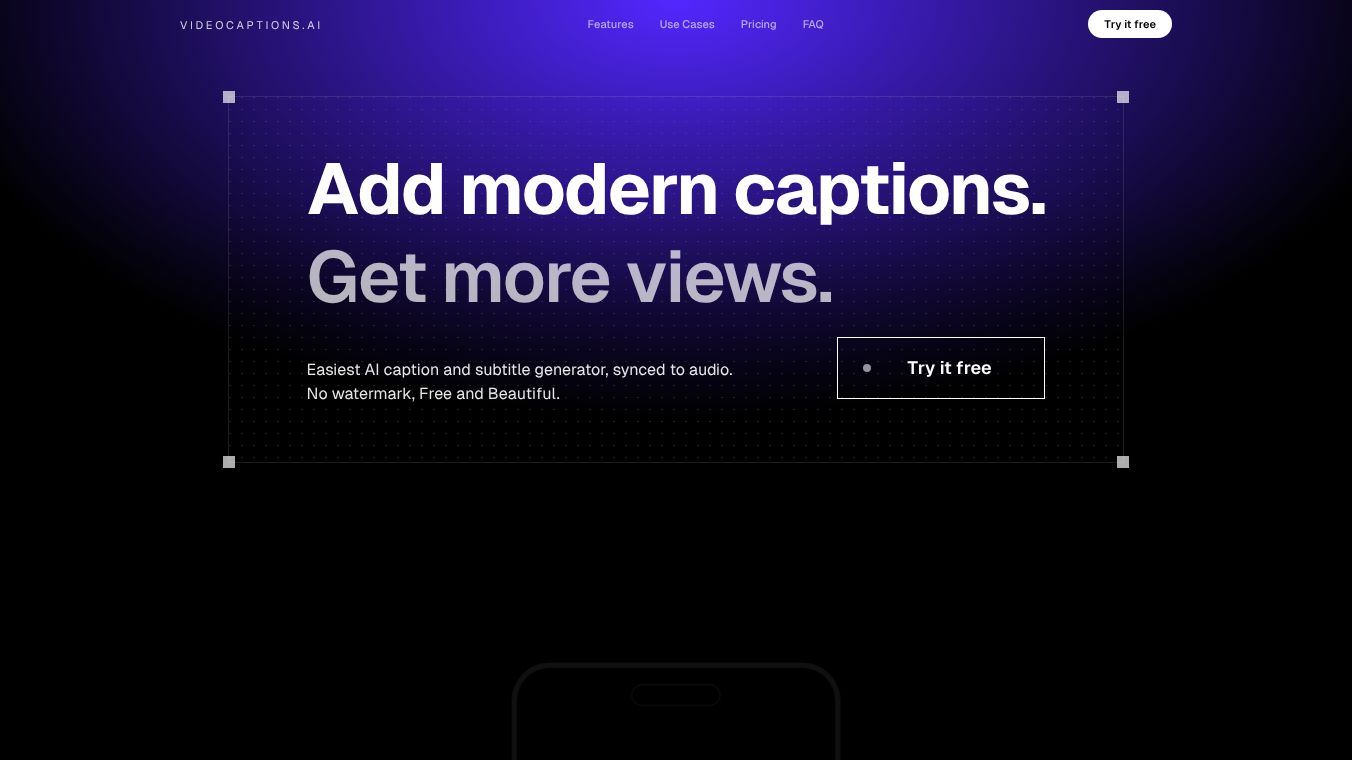 Launching VideoCaptions.ai