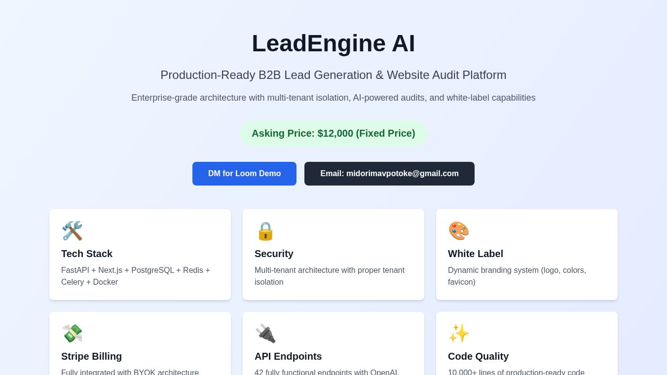 LeadEngine AI