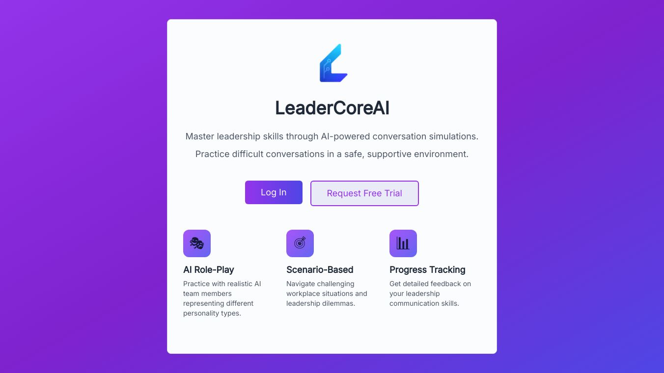 LeaderCoreAI - Leadership Training
