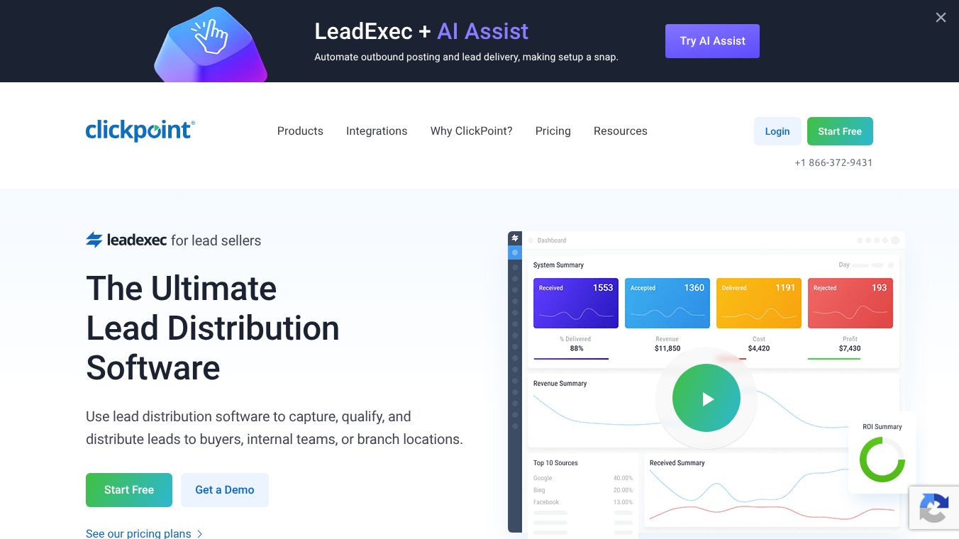 LeadExec by ClickPoint Software