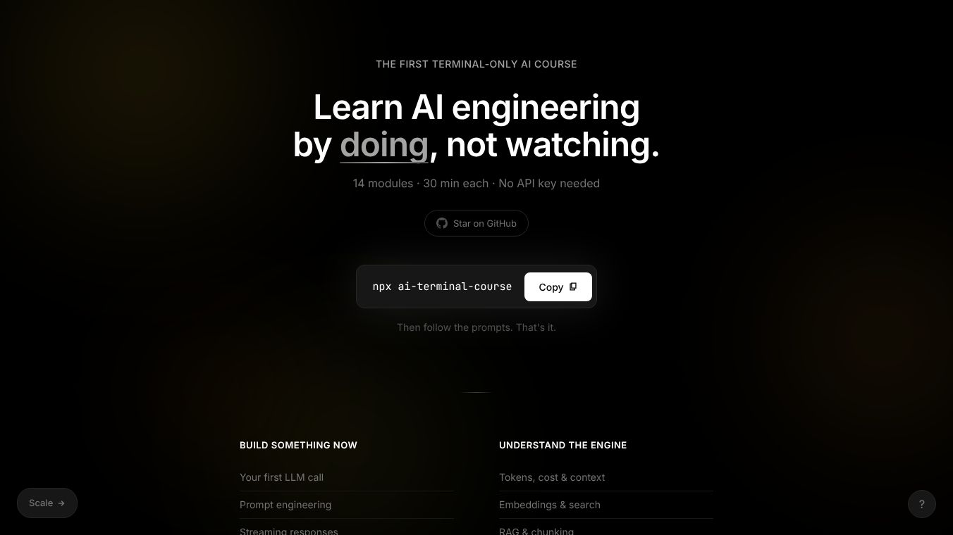 Learn AI on your Terminal