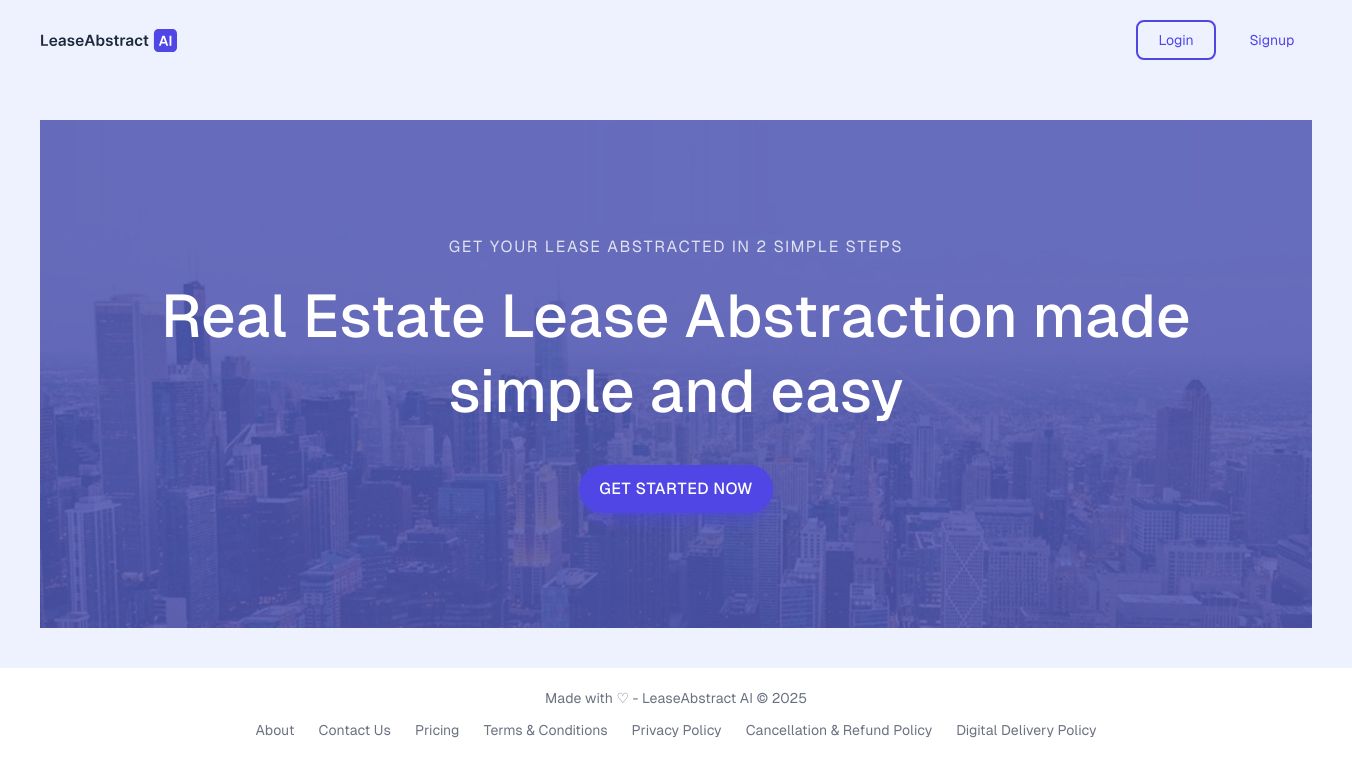 Lease Abstract AI