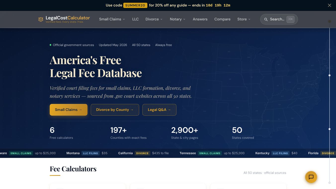 LegalCostCalculator