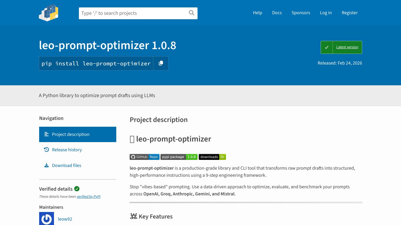 Leo: The Prompt Engineering SDK