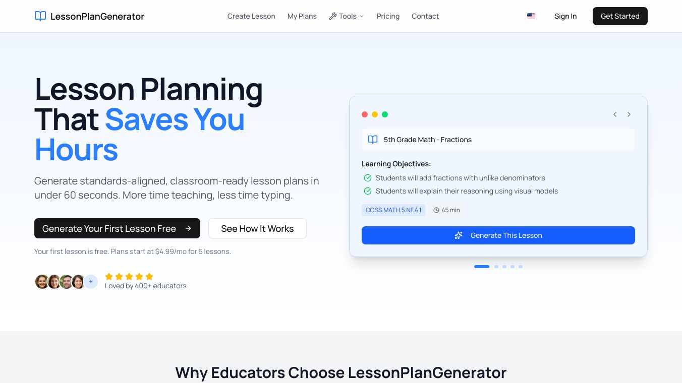 Lesson Plan Generator