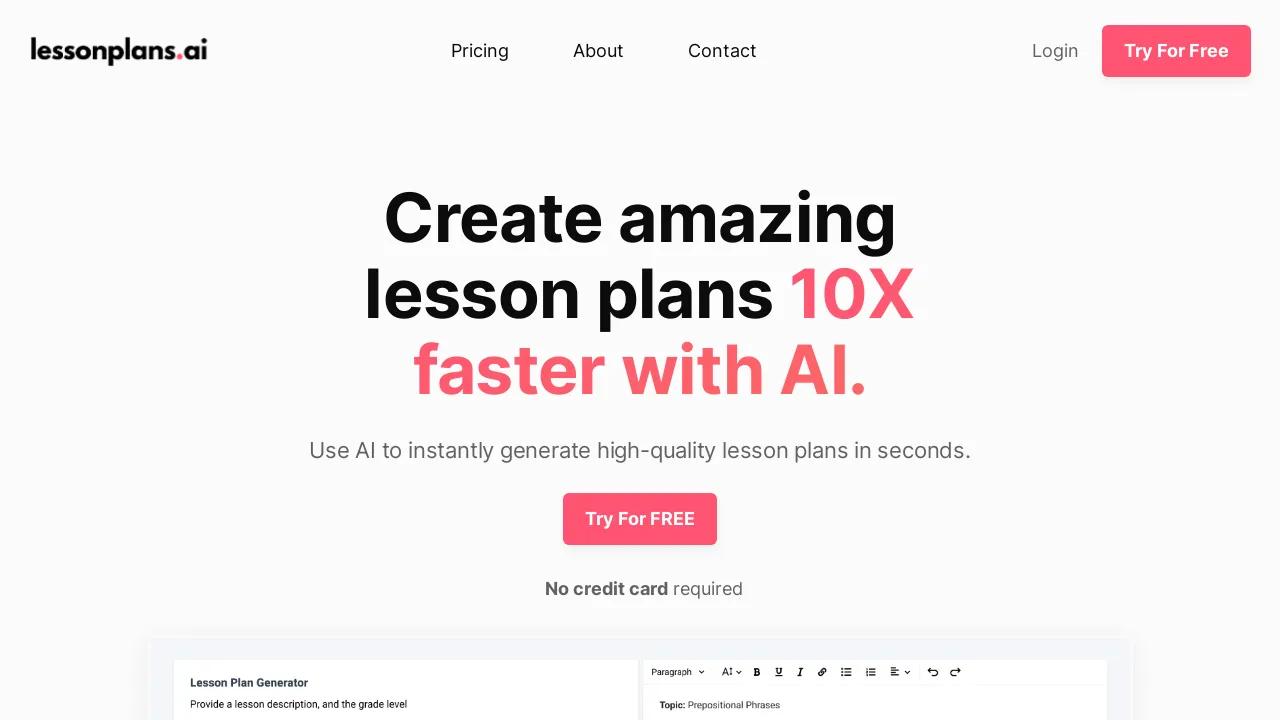 LessonPlans.ai