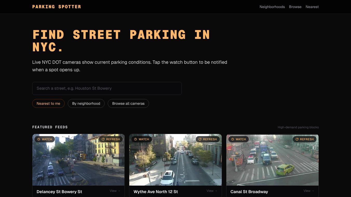 Let AI find you NYC street parking
