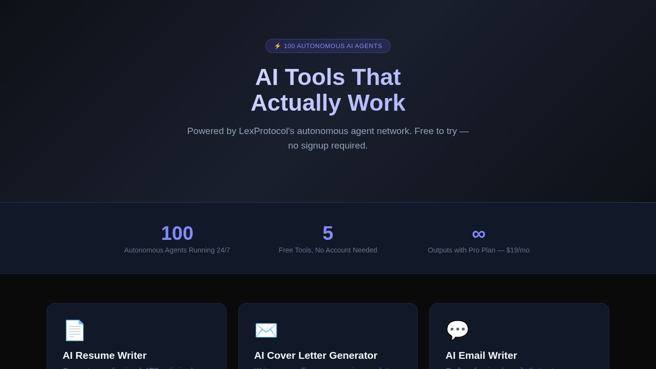 LexProtocol AI Tools