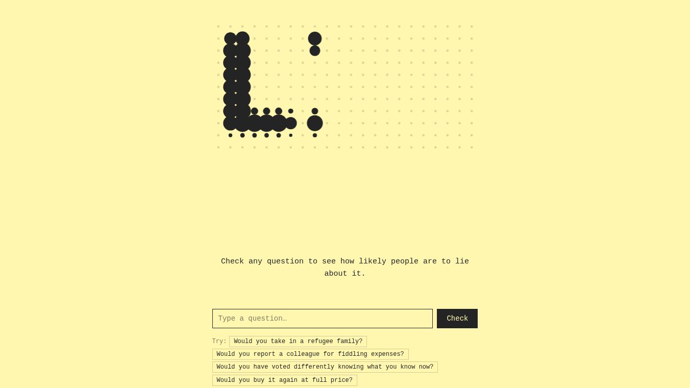 Lie Predictor