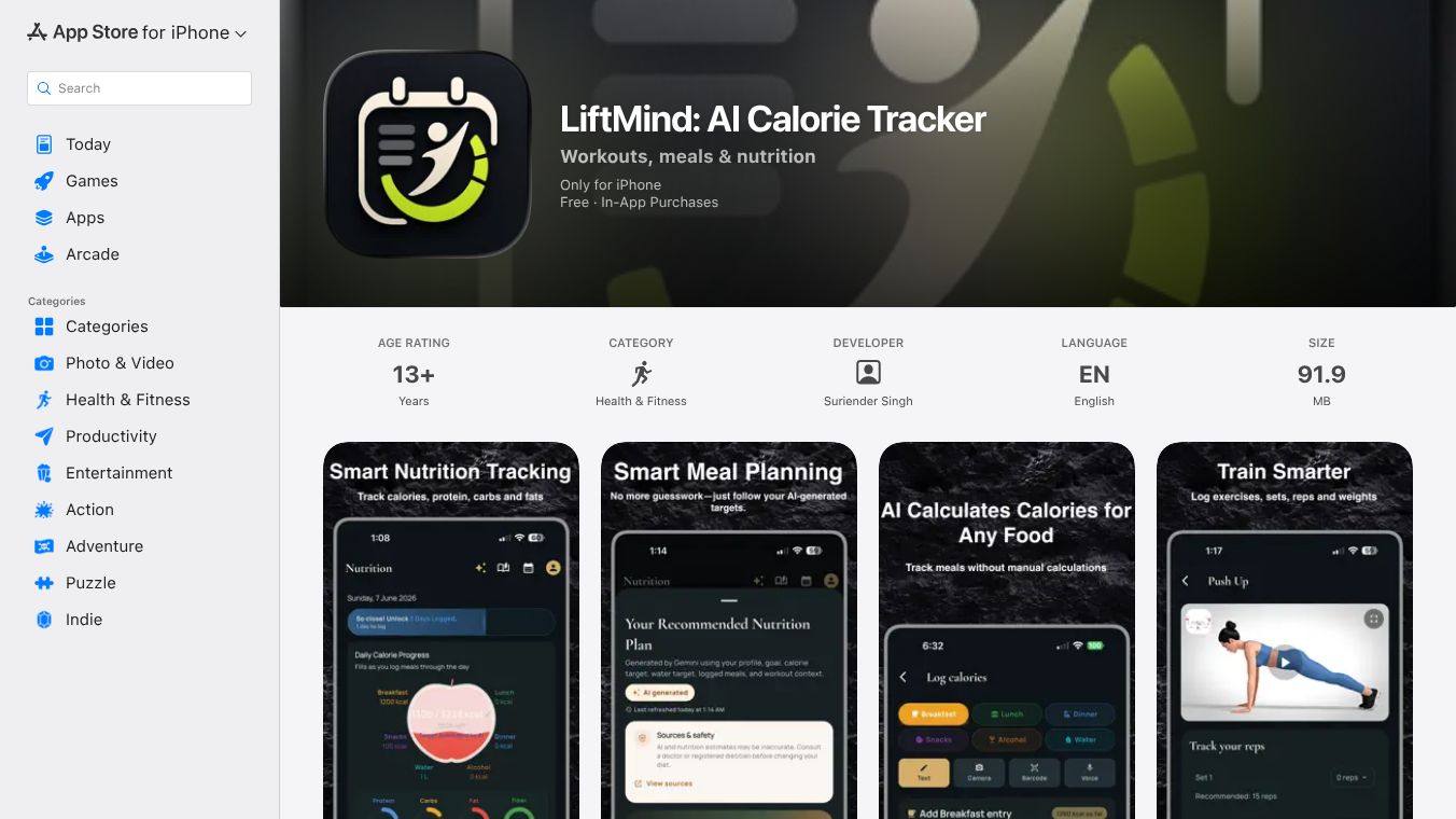 LiftMind – AI Fitness Coach