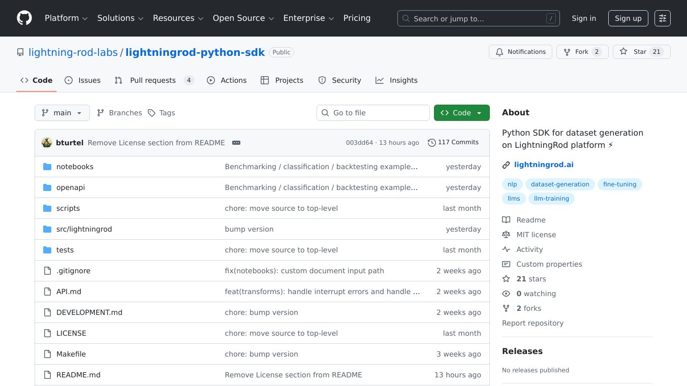 Lightning Rod: Training Data From News