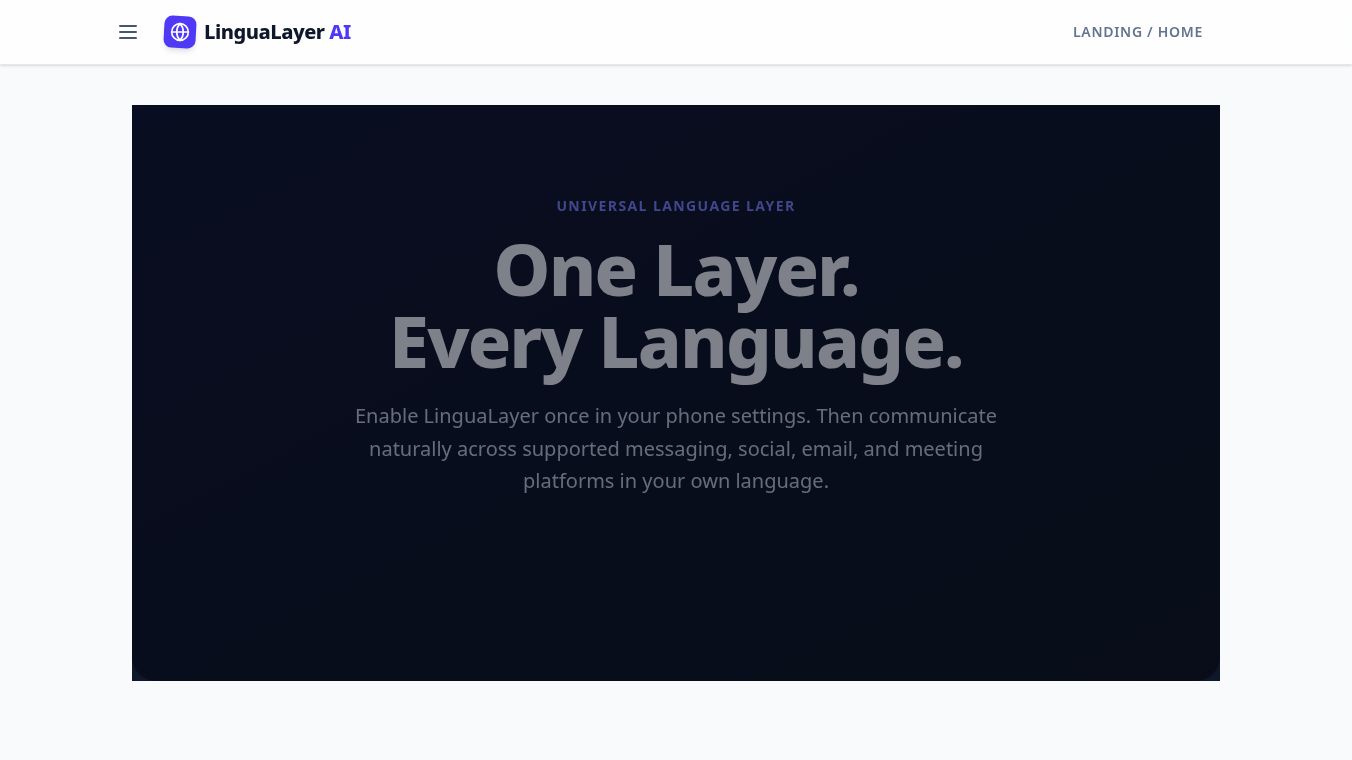 Lingualayer AI