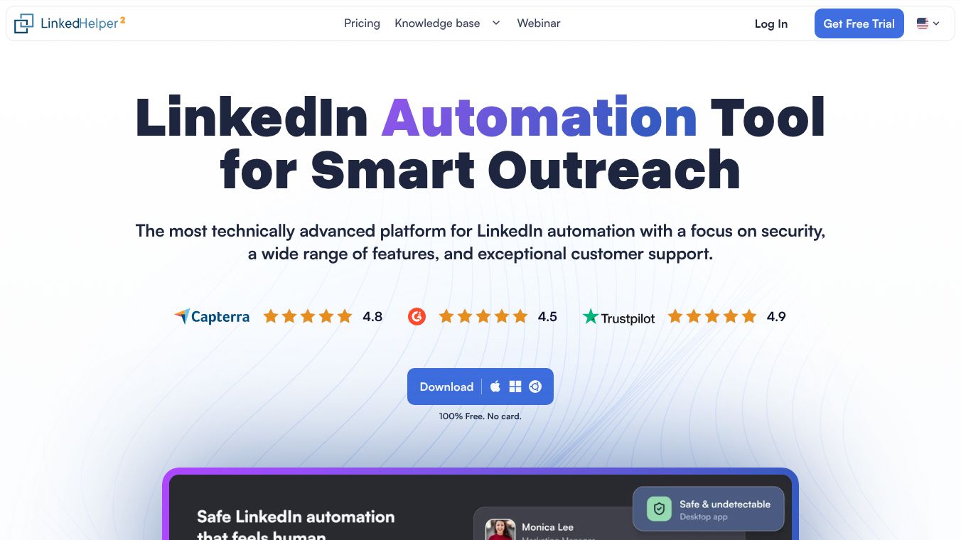 Linked Helper – The Safest and Most Powerful LinkedIn Automation Tool