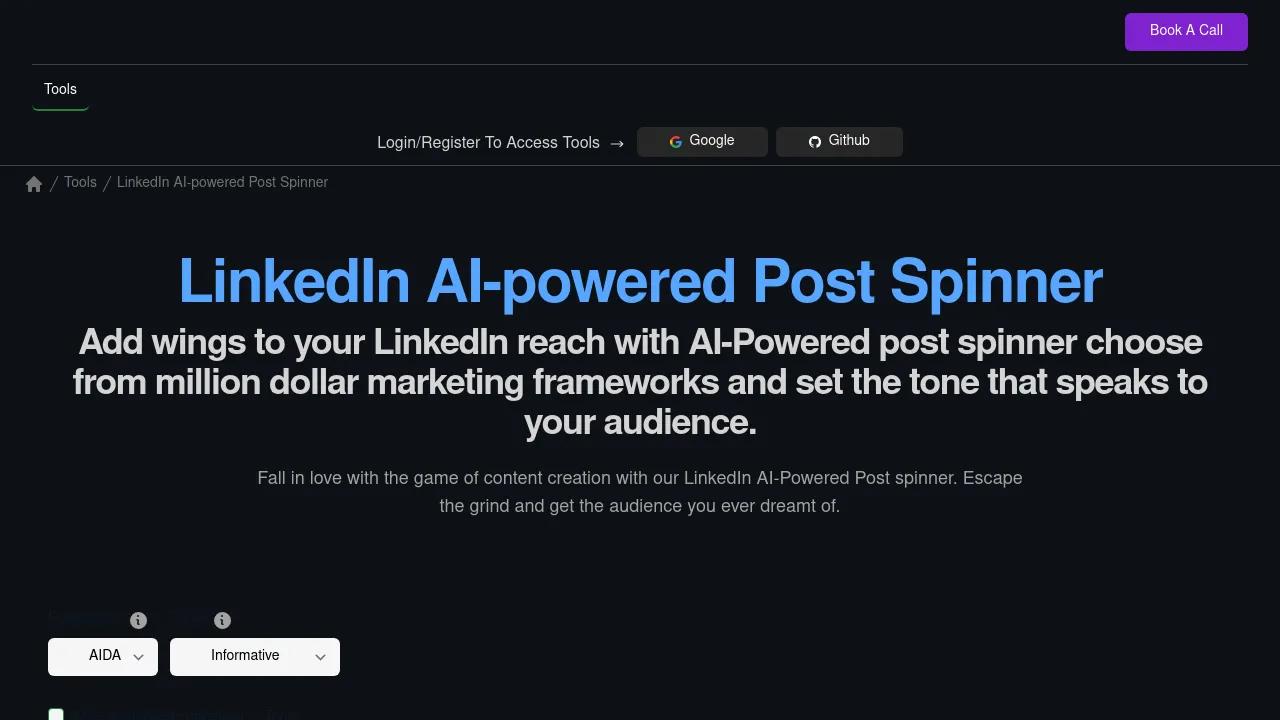 Linkedin Post Spinner