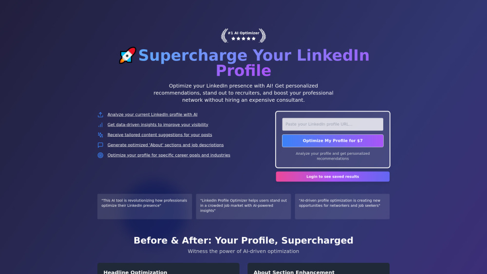 LinkedIn Profile Optimizer