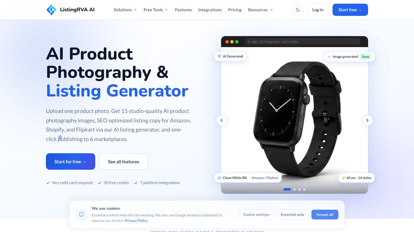 ListingRVA AI - AI Product Photography