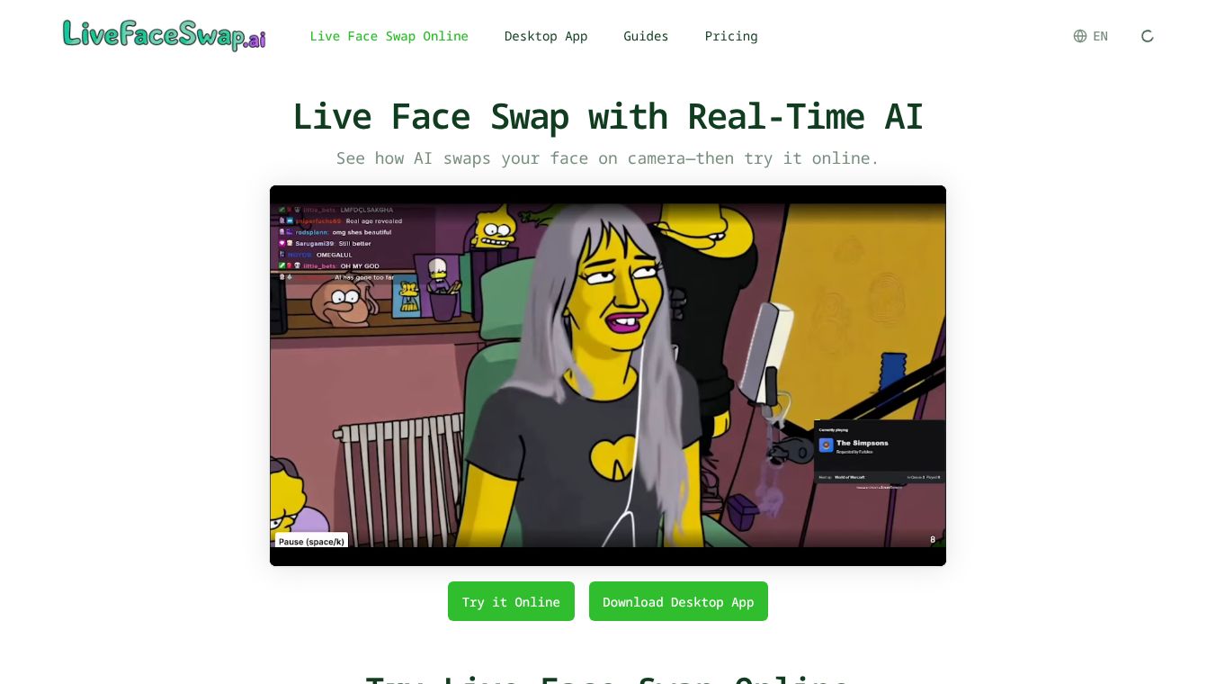 LiveFaceSwap AI
