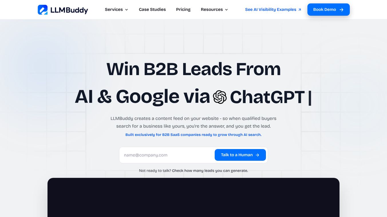 LLMBuddy - GEO Agency for B2B SaaS