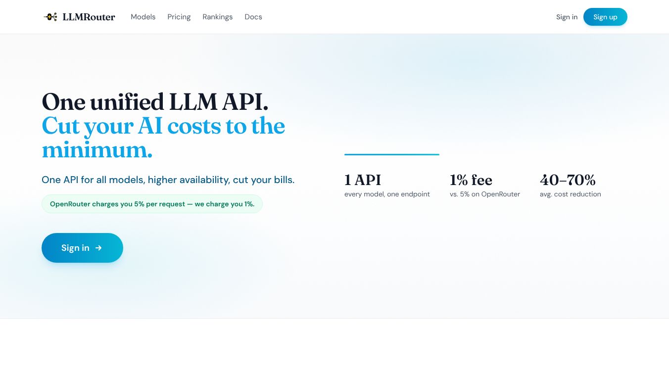 LLMRouter — Cut our token bills by 50%