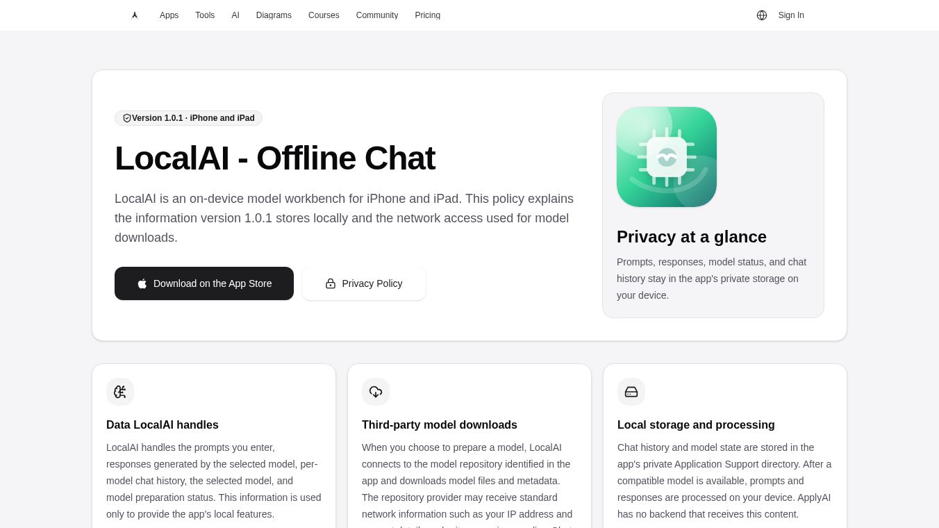 LocalAI - Offline Chat