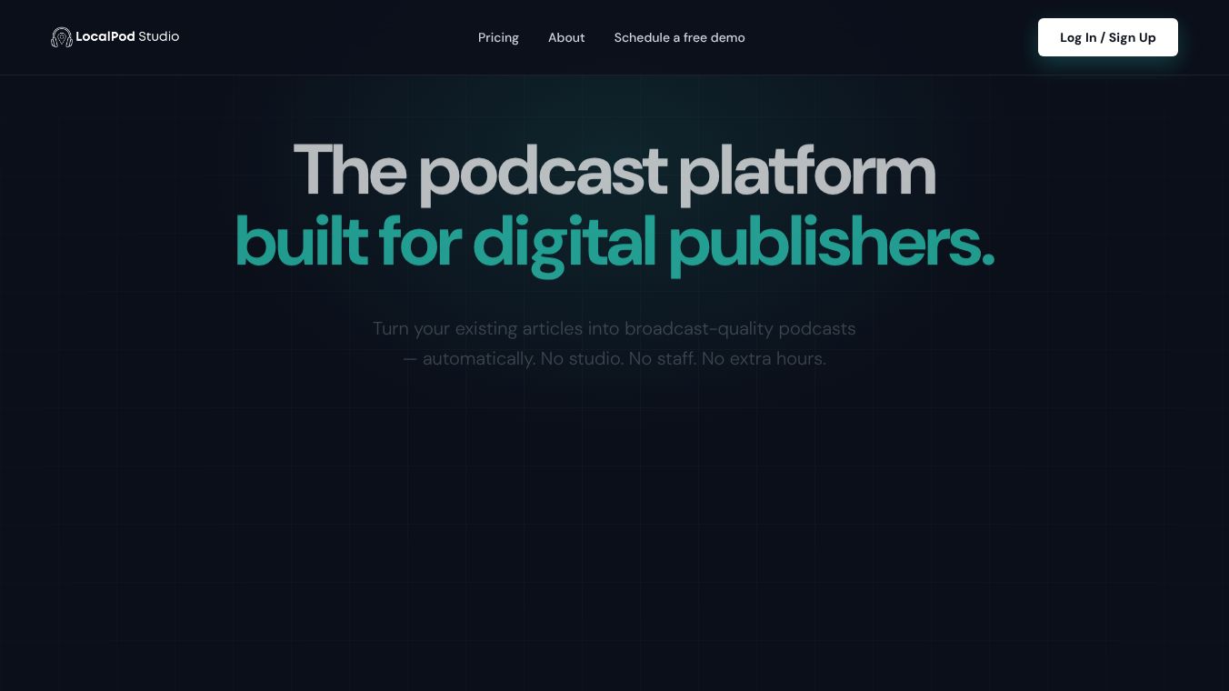 LocalPod Studio