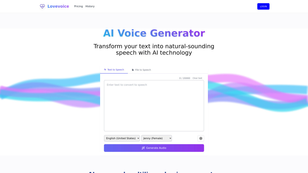 Lovevoice AI Voice Generator