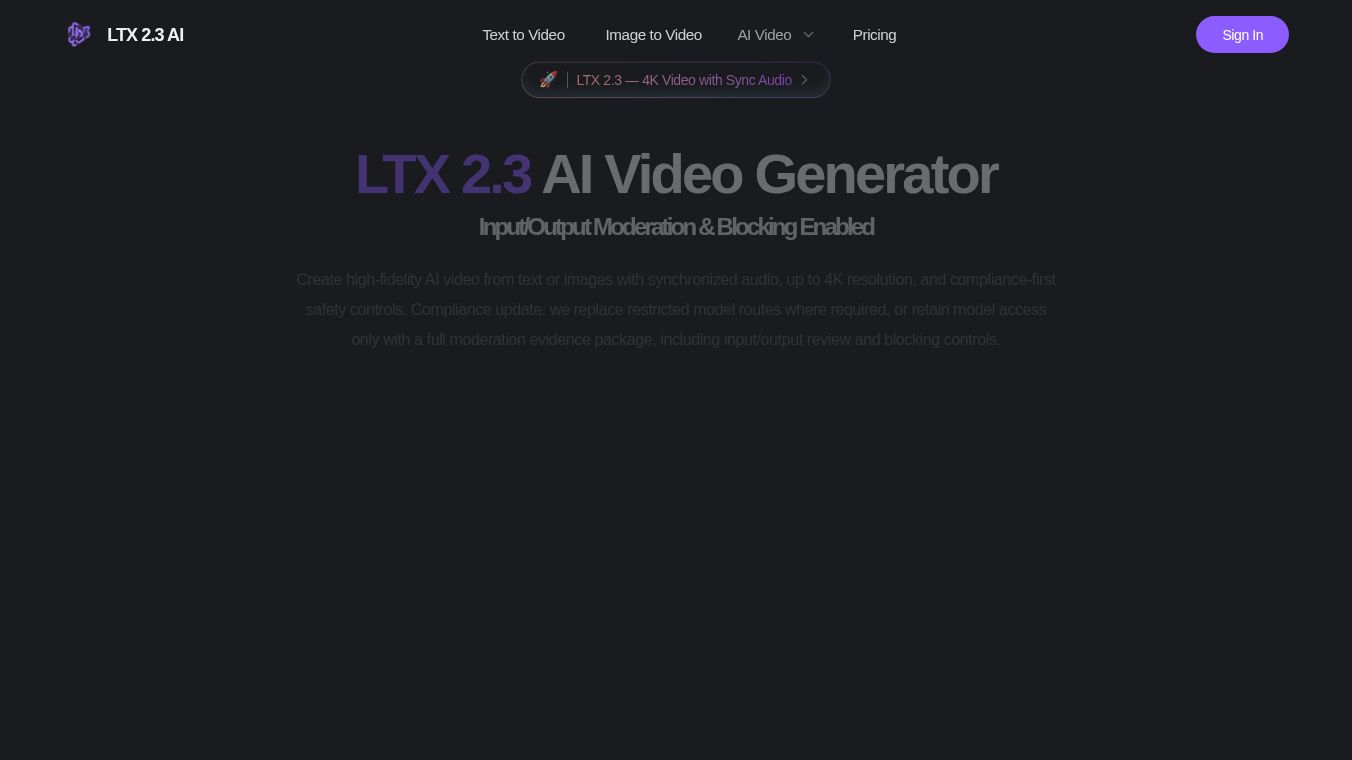 LTX 2.3 AI