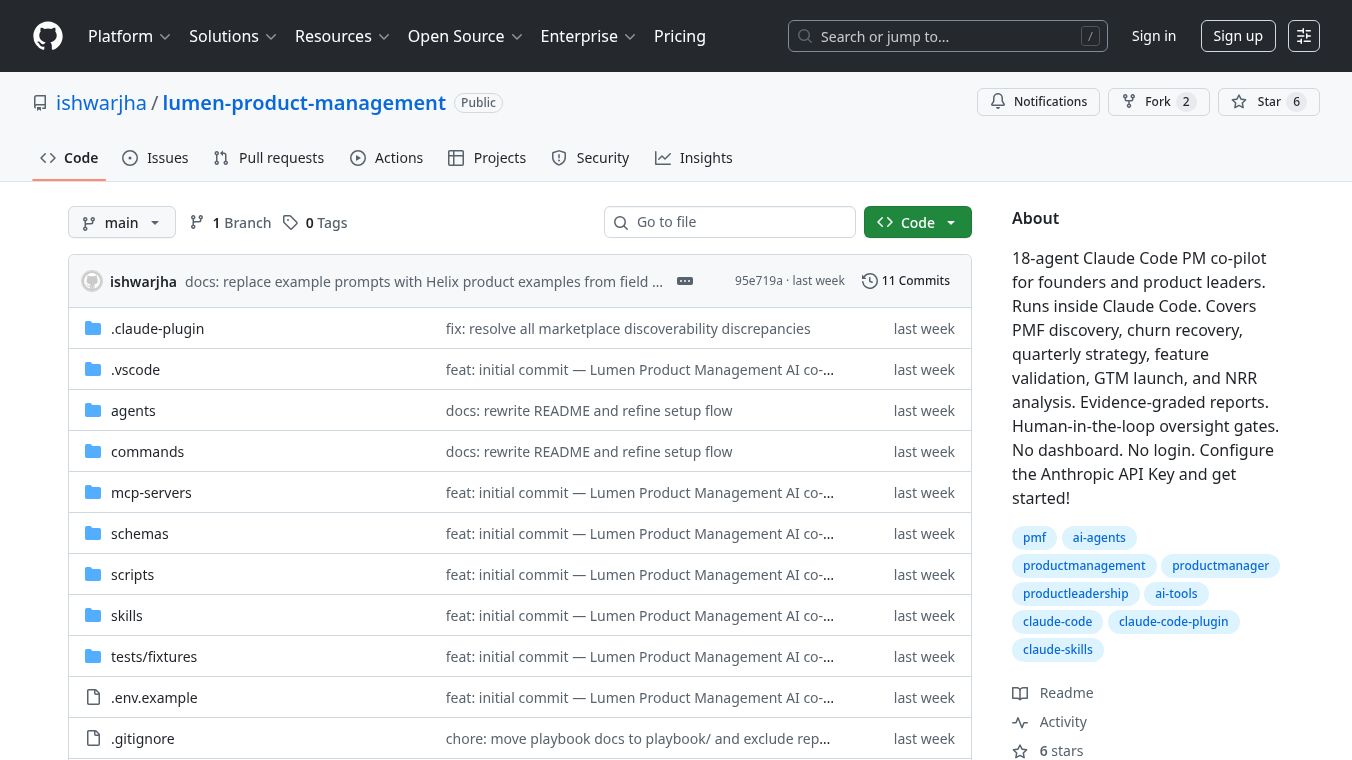Lumen — Run PM Workflows with AI Agents