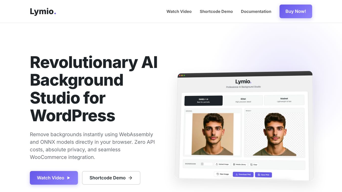 Lymio - AI Background Studio