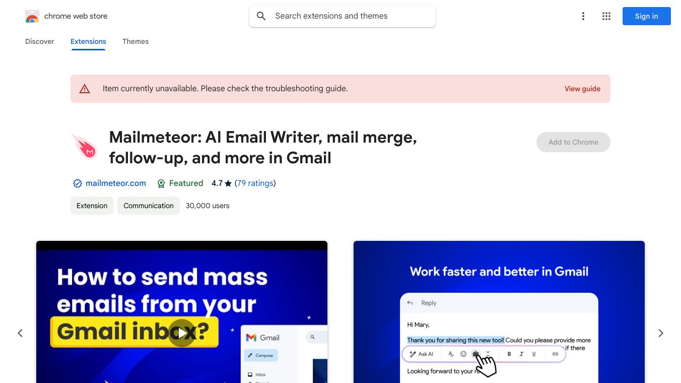 Mailmeteor