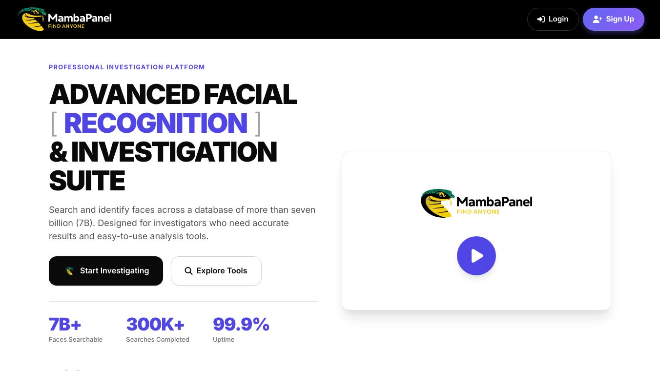 Mambapanel | Face Search