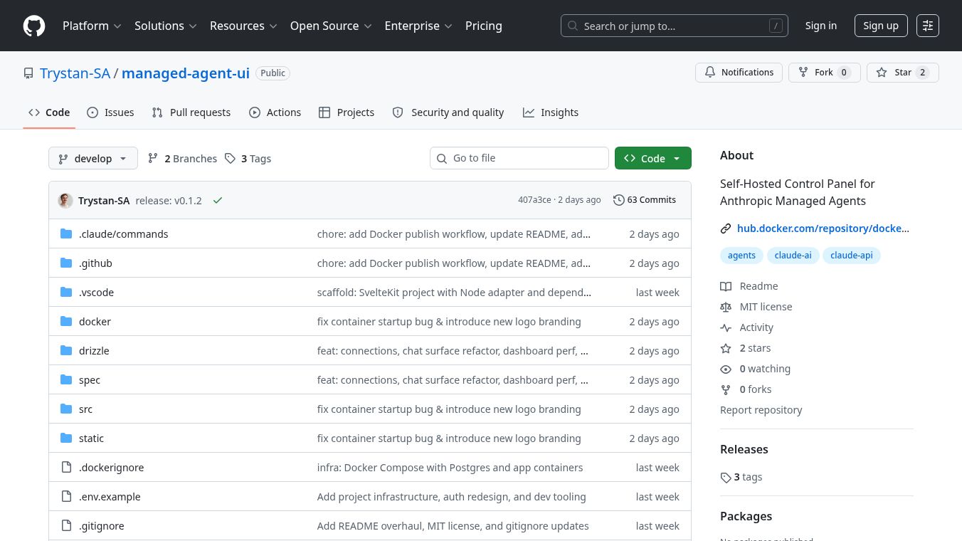 Managed Agent UI