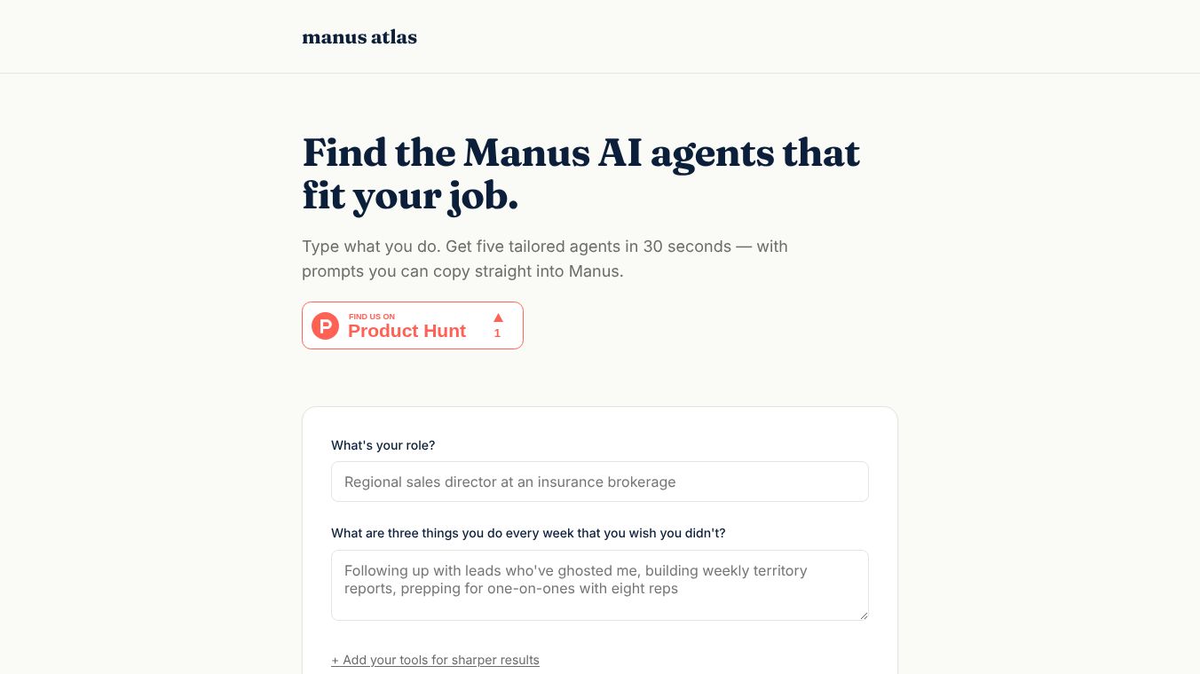 Manus Atlas