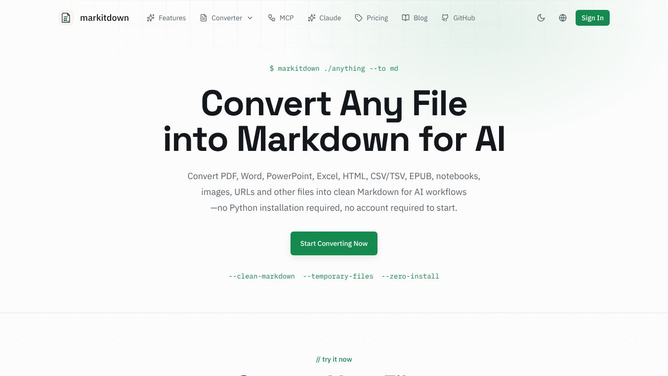 Markitdown Online