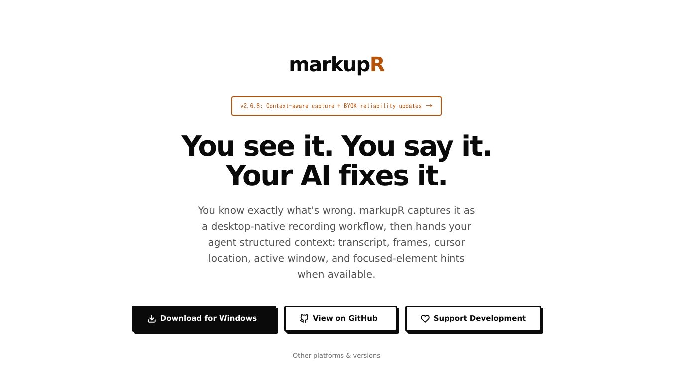 markupR