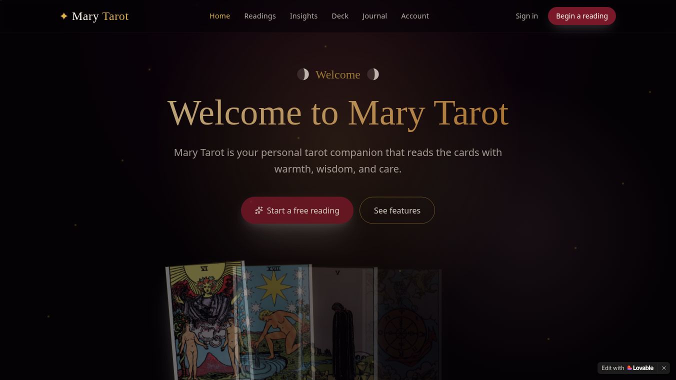 Mary Tarot