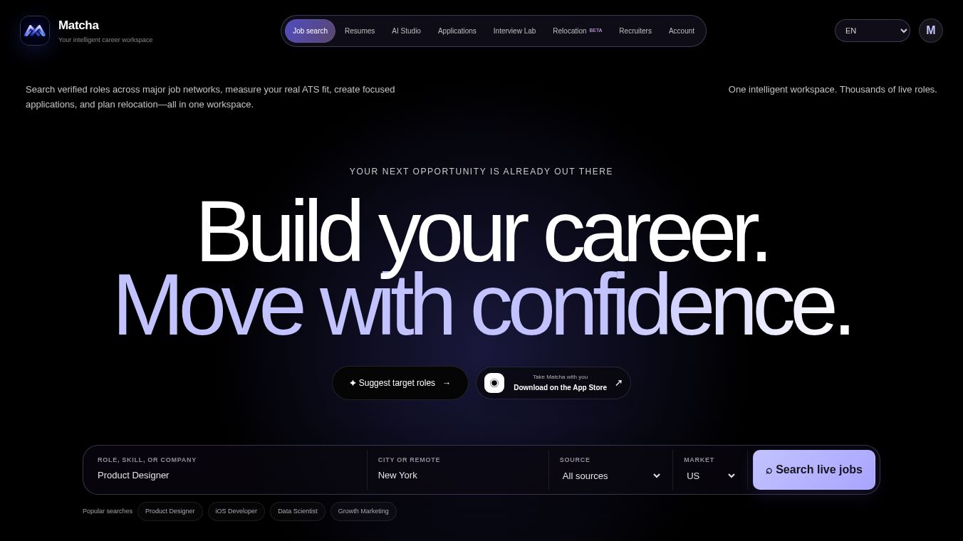 Matcha Job Search