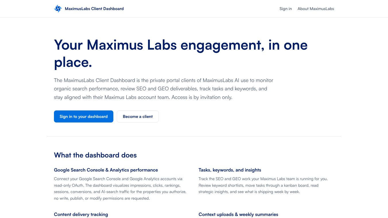 MaximusLabs AI