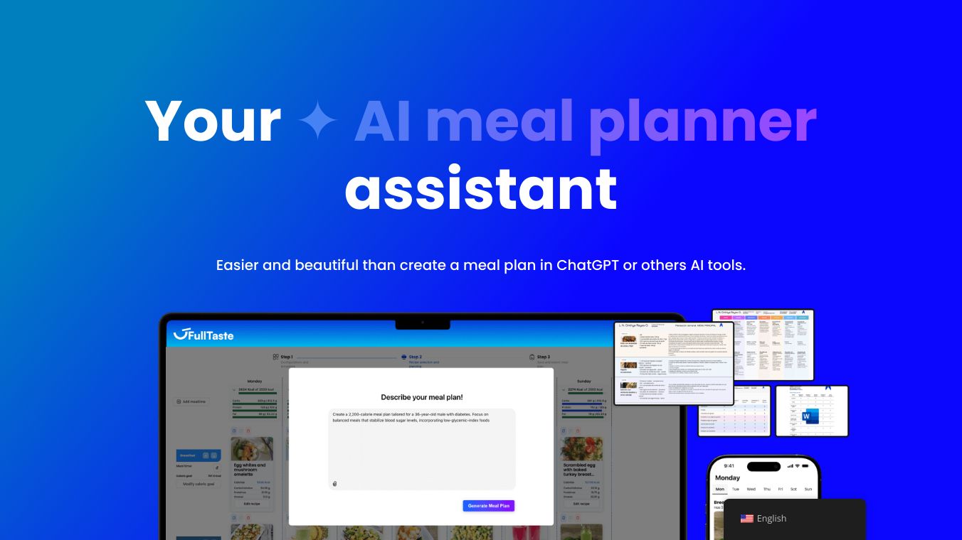 MealplannerGPT - Fulltaste.io