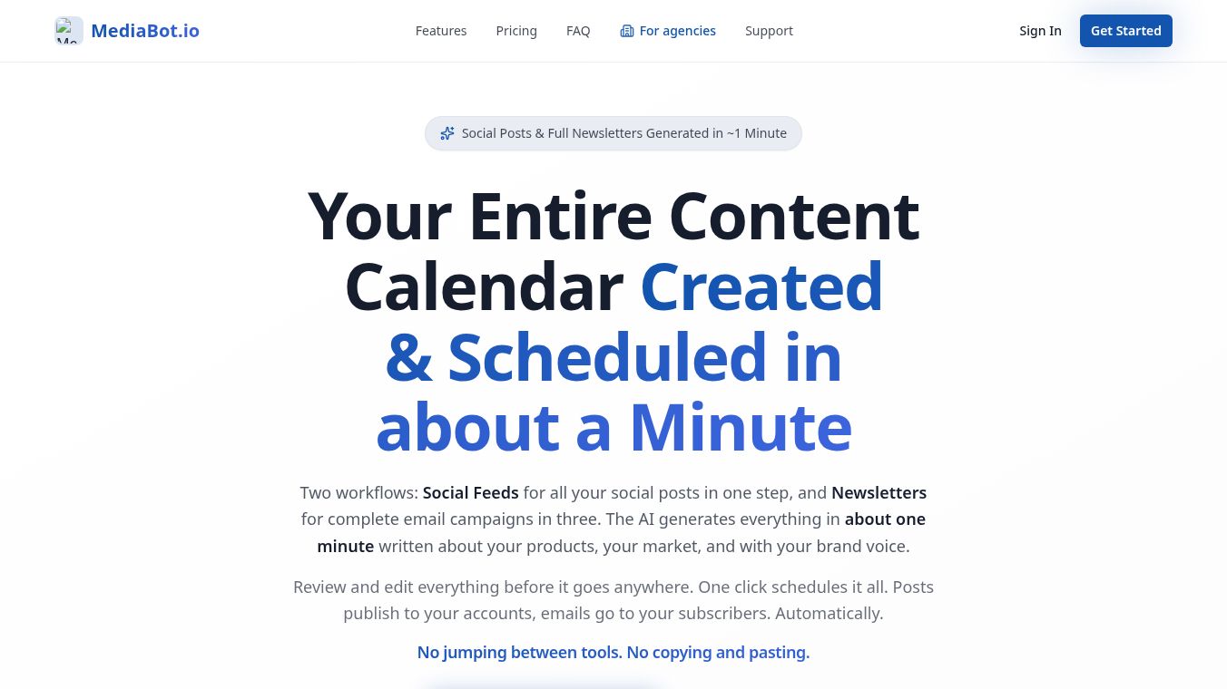 Mediabot.io Launch