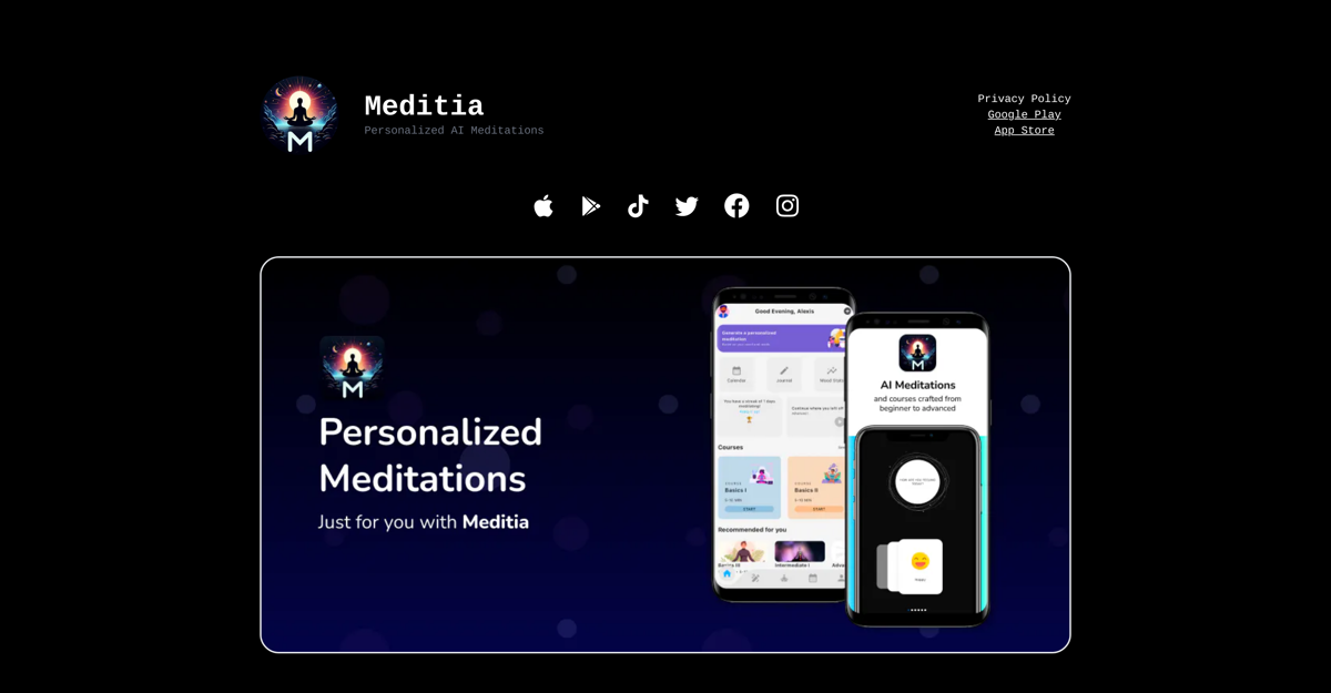 Meditia App