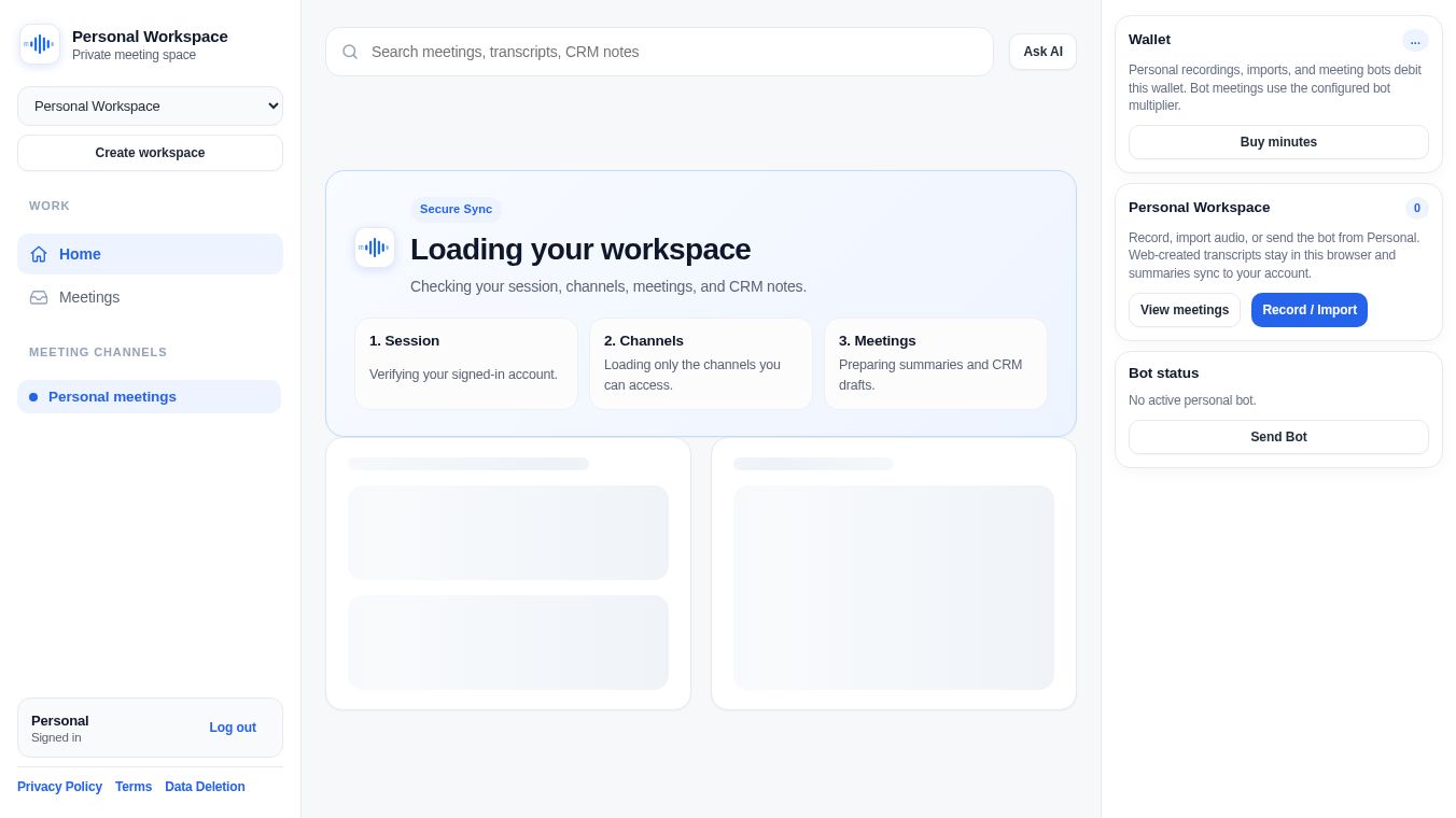 MeetMind AI meeting assistant
