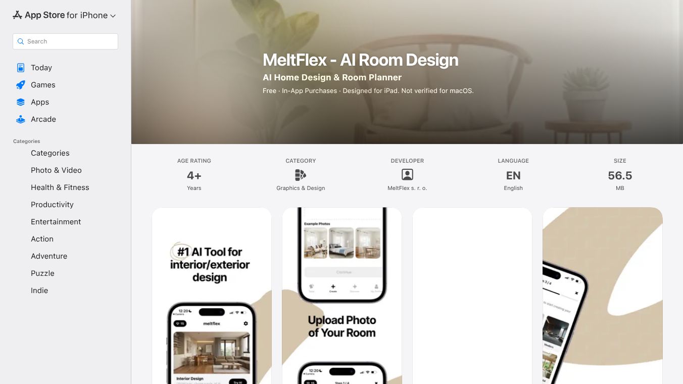 Meltflex AI Availible on App Store