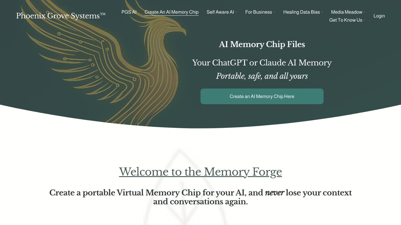 Memory Forge: Portable AI memory