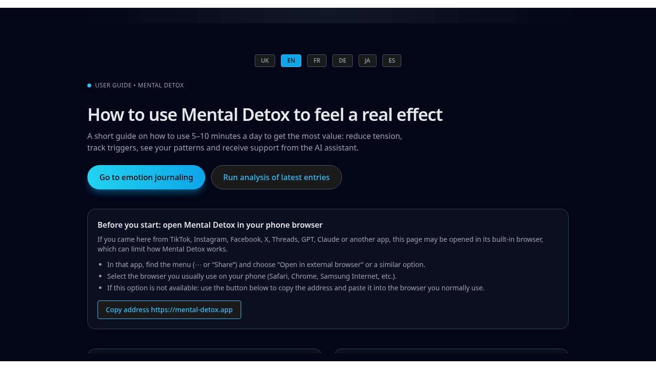 Mental Detox