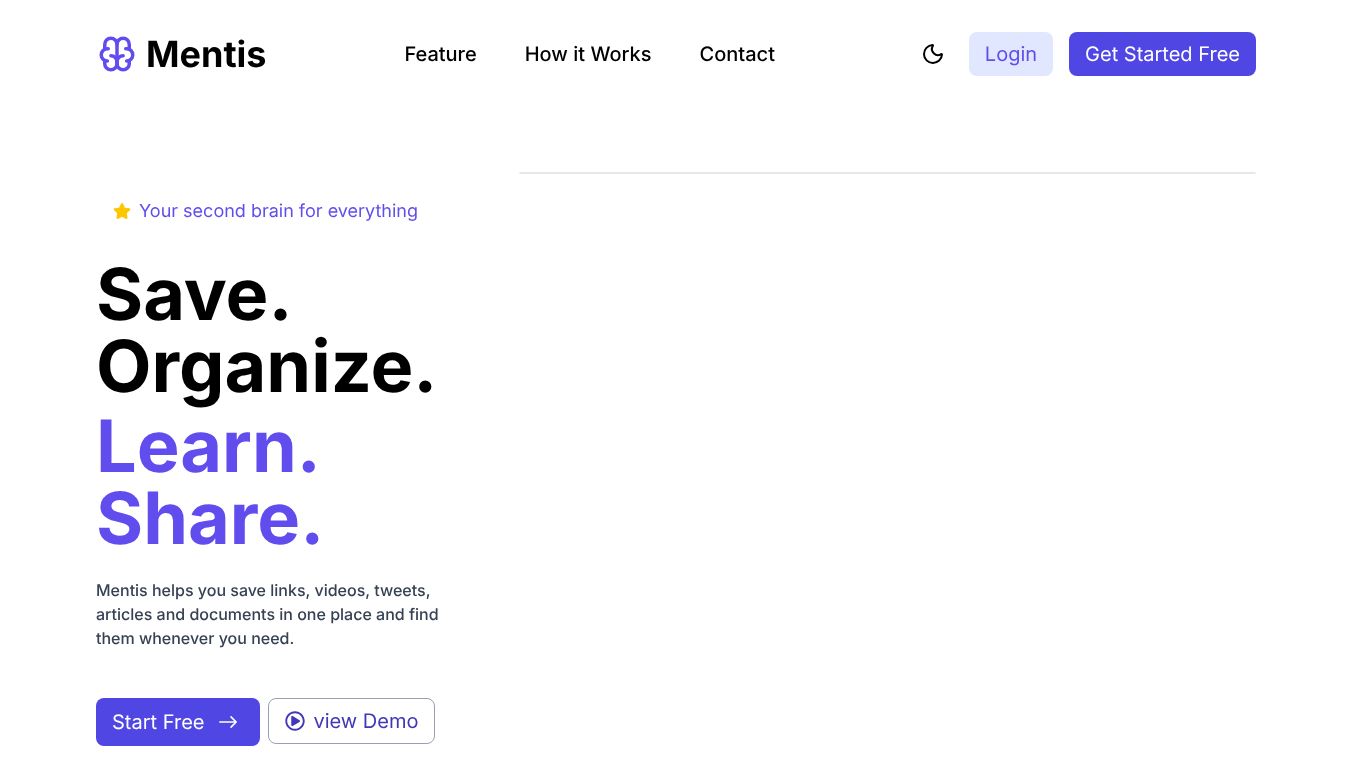 Mentis: Your Internet memory