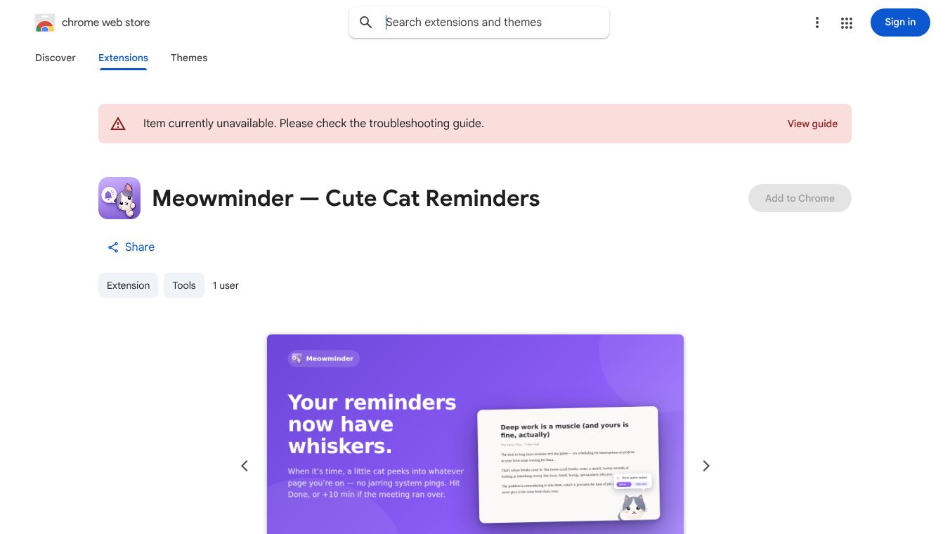 Meowminder