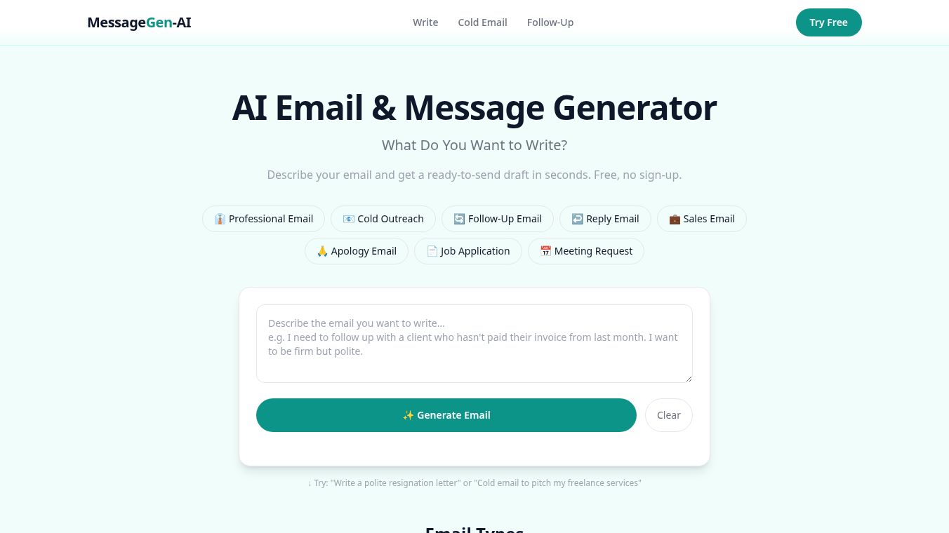 MessageGen-AI